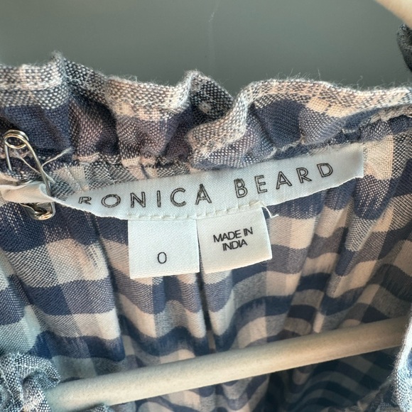 Veronica Beard see gingham cotton mini dress - Picture 6 of 6